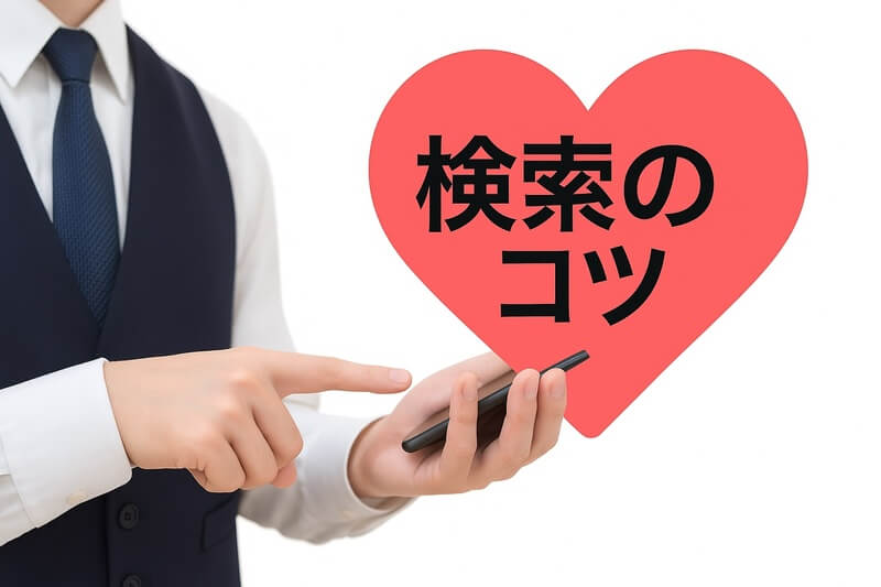 検索 コツ 出会い系